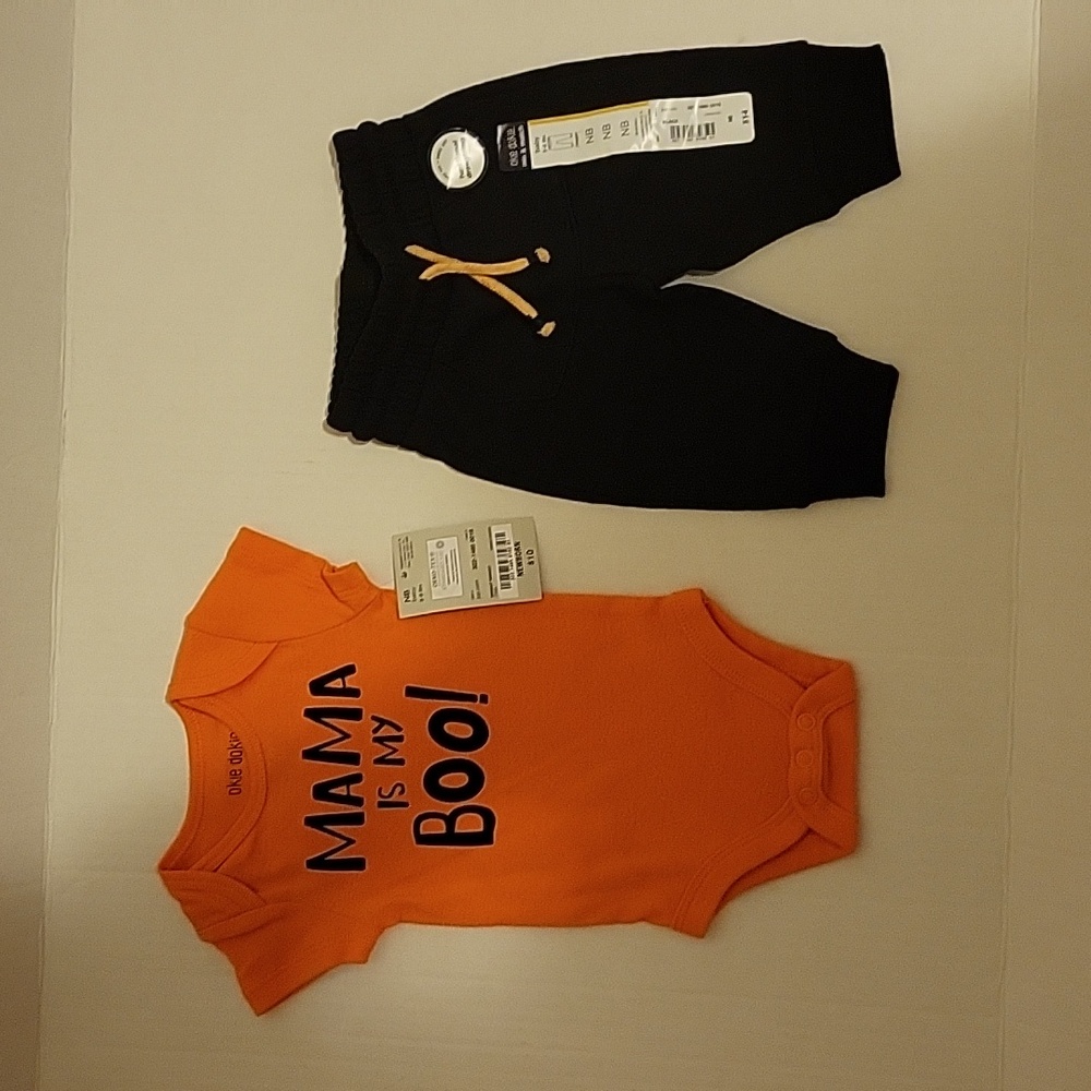 NWT: Okie Dokie Mama Is My Boo Onesie and Joggers